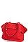 CHIC FASHION LOOSE FIT SATCHEL BAG WITH LONG STRAP
