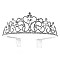FANCY RHINESTONE TIARA