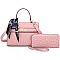 Ostrich Scarfed Top Handle 2-in-1 Satchel
