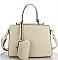 2 IN 1 STYLISH SQUARISH TOTE BAG COIN PURSE SET