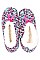 PACK OF 12 ELEGANT RIBBON ACCENT INDOOR SLIPPER SHOES