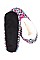 PACK OF 12 ELEGANT RIBBON ACCENT INDOOR SLIPPER SHOES