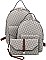 3 in 1 Monogram Dual Back Packs & Messenger Set