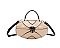 Crocodile Print Egg-Shaped Crossbody Satchel Bag
