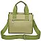 Canvas Seatbelt Woven Tote Bag