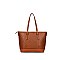 3 IN 1 - OSTRICH TOTE WITH CROSS-BODY & WALLET