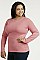 PACK OF 6 PIECES LADIES LONG SLEEVE CREW NECK T-SHIRT PLUS SIZE MUTR025X