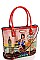 NICOLE LEE LONG STRAPPED CHLOE PRINT TOTE