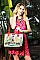 NICOLE LEE LONG STRAPPED CHLOE PRINT TOTE