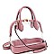 Transparent Clear Dome Medium 2Way Satchel