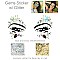 Stylish Rhinestone Sticker Face Jewelry SLTTY9813