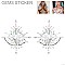 Posh Rhinestone Sticker Body Jewelry SLTTY9821