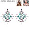 Posh Rhinestone Sticker Body Jewelry SLTTY9821