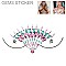 Shimmering Rhinestone Sticker Body Jewelry SLTTY9822