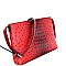 TU6732-LP Ostrich Print Classy Cross Body