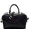 Ostrich Embossed 2-Way Boston Satchel MH-TU7164