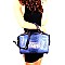 Ostrich Embossed 2-Way Boston Satchel MH-TU7164