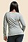 PACK OF 6 PIECES LADIES LONG SLEEVE V-NECK T-SHIRT PLUS SIZE MUTV006X