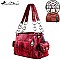 American Pride Embroidered Crystal Lone-Star Print Satchel