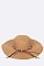 Braided Suede Band Straw Hat LASHT3131DD