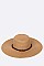 Braided Wooden Beads Band Straw Hat LASHT3132