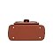 2 IN1 SMOOTH DESIGN TOTE BAG WITH CROSSBODY BAG