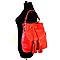 Tassel Accent Drawstring Bucket SHOULDER HOBO BAG