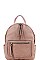 FASHIONABLE SMOOTH TEXTURED PU LEATHER MODERN BACKPACK JYUS-0012