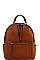 FASHIONABLE SMOOTH TEXTURED PU LEATHER MODERN BACKPACK JYUS-0012