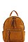 FASHIONABLE SMOOTH TEXTURED PU LEATHER MODERN BACKPACK JYUS-0012