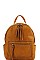 FASHIONABLE SMOOTH TEXTURED PU LEATHER MODERN BACKPACK JYUS-0012