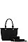 2 IN 1 TOTE WITH WALLET AND THICK STRAP