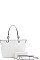 2 IN 1 TOTE WITH WALLET AND THICK STRAP