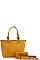 2 IN 1 TOTE WITH WALLET AND THICK STRAP