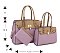 Color Block - 3 in 1 Twin Tote-Satchel Value Set