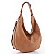 Fashion Zipper Shoulder Bag Hobo