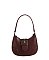 Fashion Buckle Flap Shoulder Bag Hobo