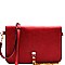 Gold ChainTassel Accent Flap Cross Body