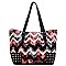 Flower Print Stone Tote