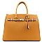 Celebrity Style Tote Belted Accent Tote