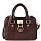 Padlock Accent Small Size Satchel