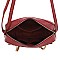 Chain Zipper 3-in-1 Boston Bag Satchel -Duffle