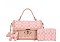 2- in-1 Oval Twist Lock Monogram Satchel Set + KeyChain Charming & Wallet