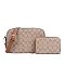 Oval Monogram Crossbody Bag With Wallet