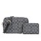 Oval Monogram Crossbody Bag With Wallet