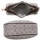 2-in-1Oval Monogram Satchel / Cross-body Bag With Wallet