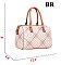 3-in-1 Pliad Design Satchel, Clutch, and Wallet Set