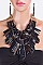 BEADS RESIN LAYER STATEMENT NECKLACE SET
