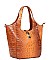 2 In 1 Croc Quality Shoulder Bag with Wallet