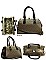 JEWEL TOP METAL FRAME TEXTURED BOUTIQUE SATCHEL